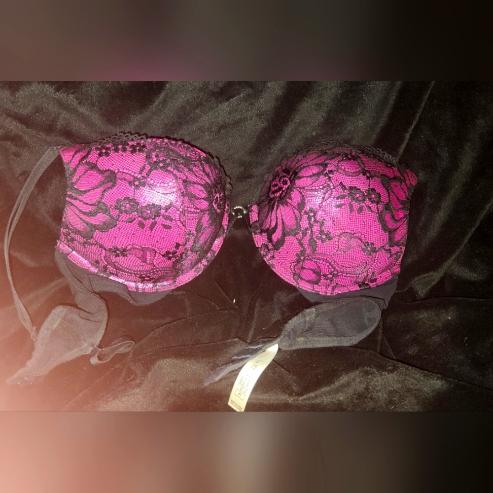Pink Lace Bra